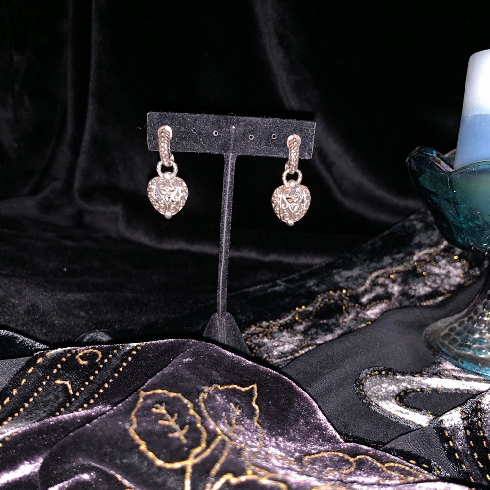 Brighton heart dangle earrings